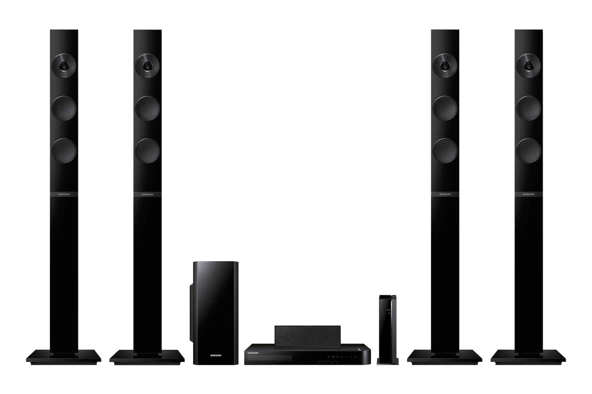 Home Theater Bluray 3D Sem Fio 1000W HTF5555WK Samsung Support BR