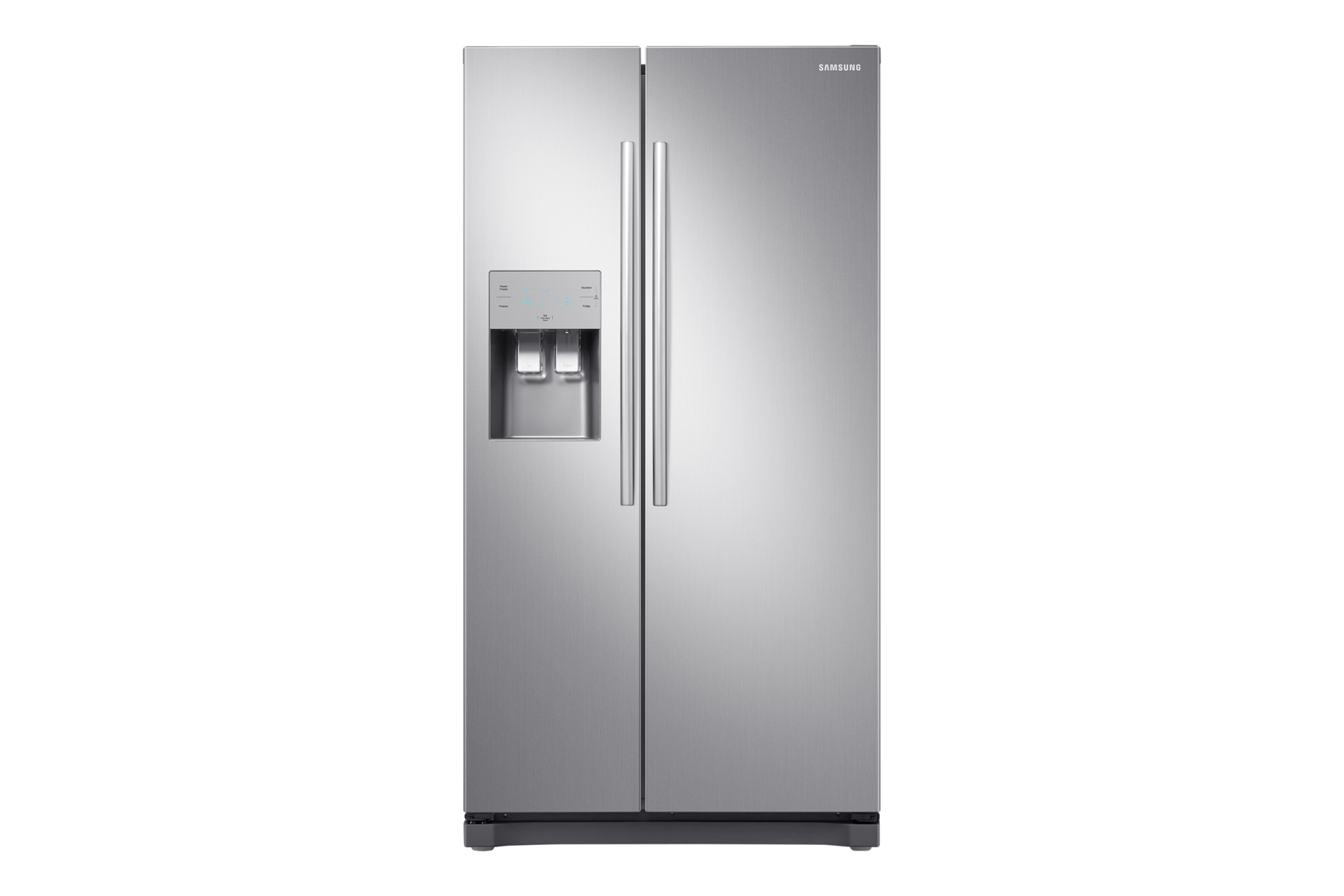 Geladeira Side by Side RS50 com Dispenser de Água e Gelo na Porta 501L Inox  Look