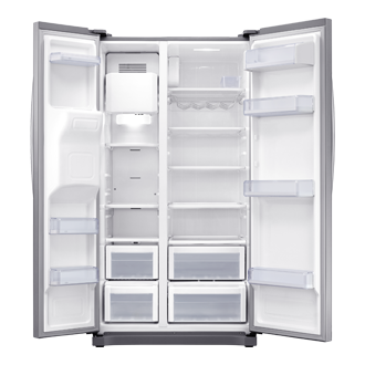  Samsung Refrigerador Side by Side RS50N Frente Inox Look RS50N3413S8/BZ