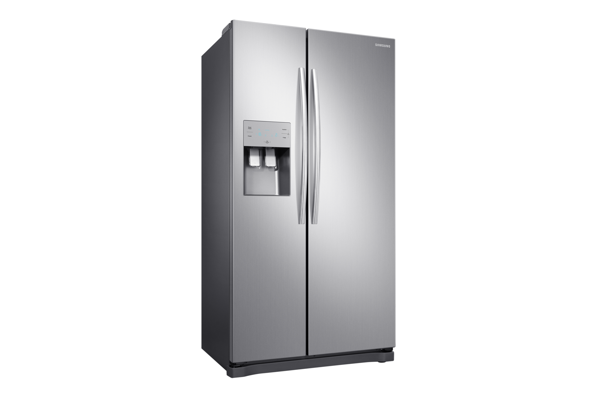  Samsung Refrigerador Side by Side RS50N Perspectiva Esquerda Inox Look RS50N3413S8/BZ