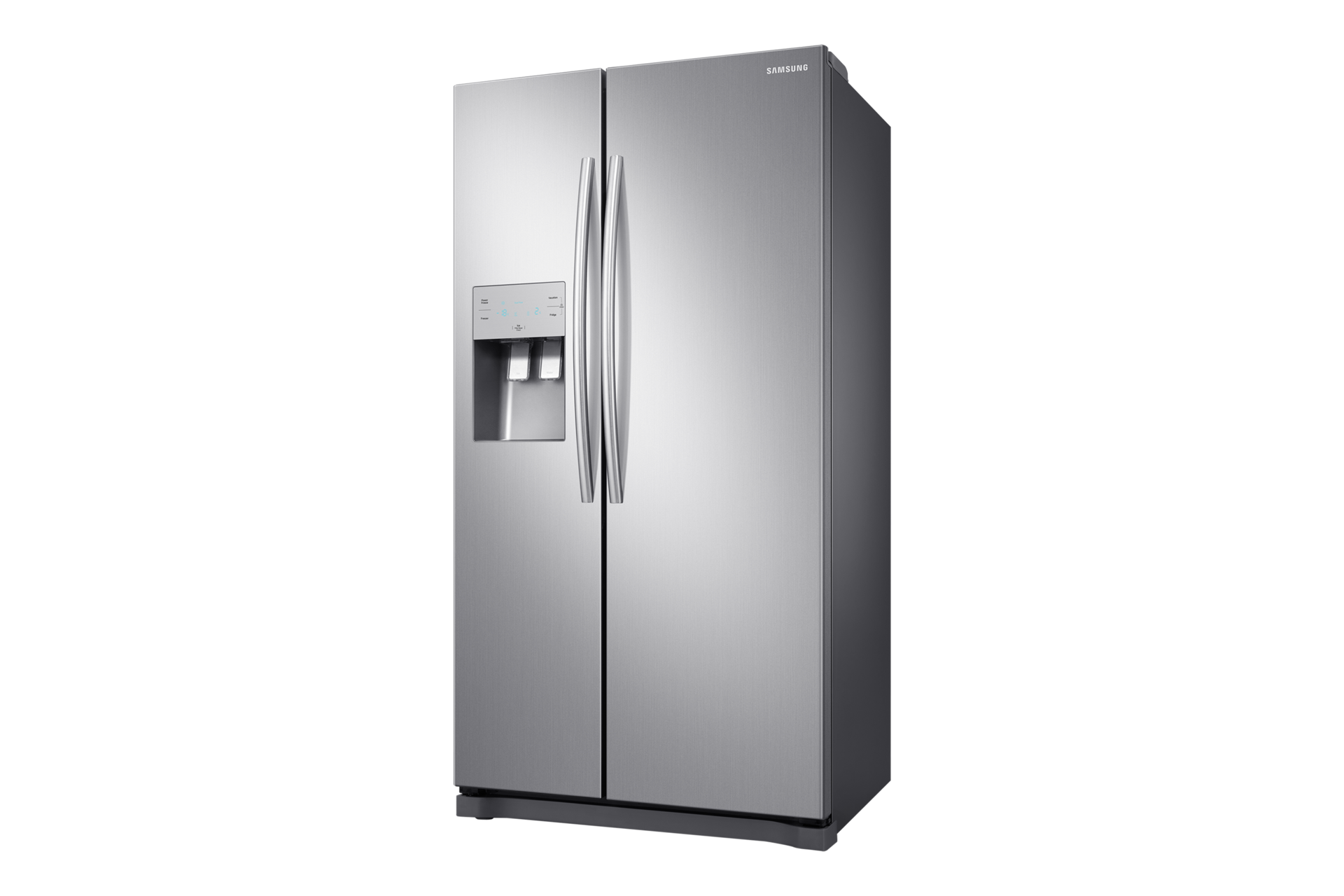  Samsung Refrigerador Side by Side RS50N Perspectiva Direita Inox Look RS50N3413S8/BZ