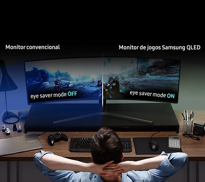 Samsung CHG90: monitor tem tela curva ultrawide de 49 polegadas