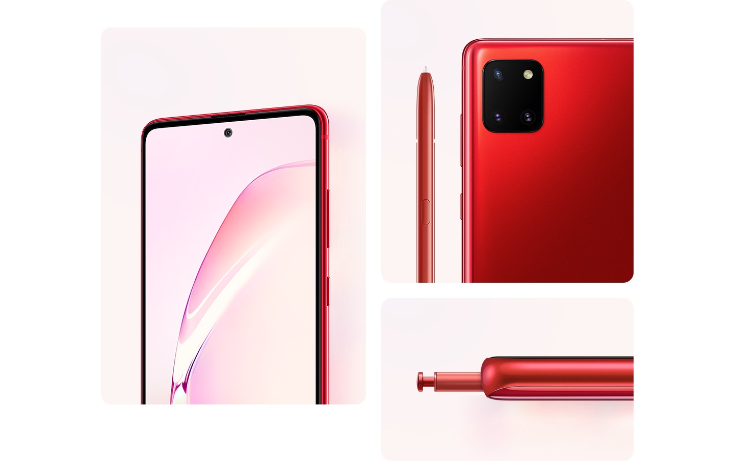 Smartphone Samsung Galaxy Note 10 Lite, Vermelho , Tela 6.7, Câm  12+12+12MP e Frontal 32MP, 128GB - Galaxy Note 10 - Magazine Luiza