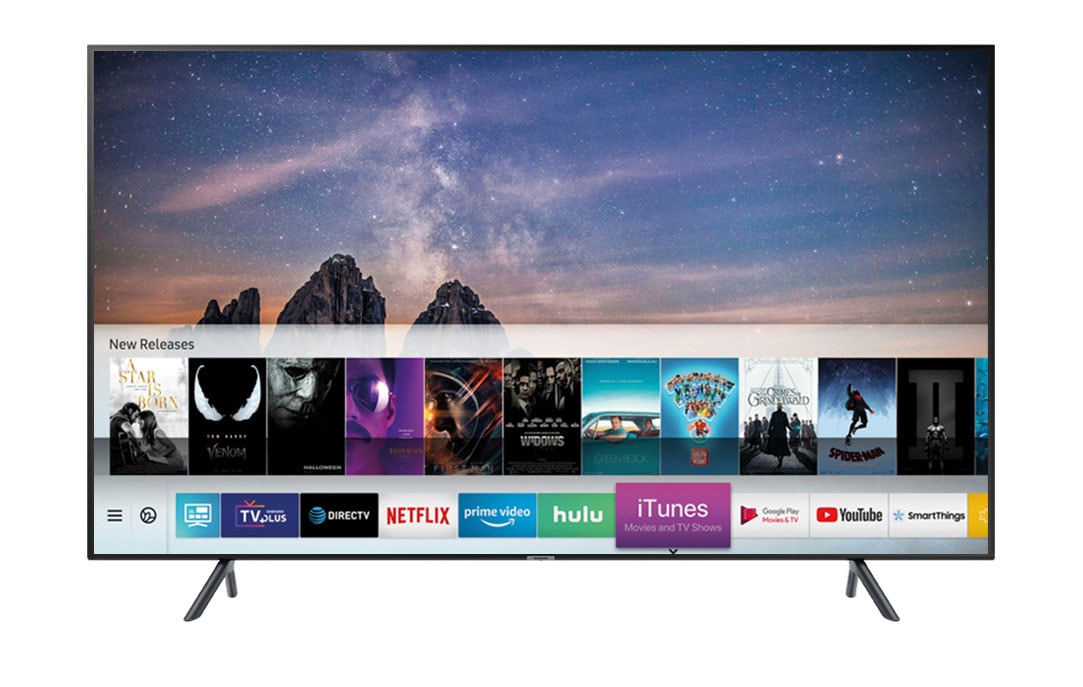 Aplicativos na TV Samsung RU7100