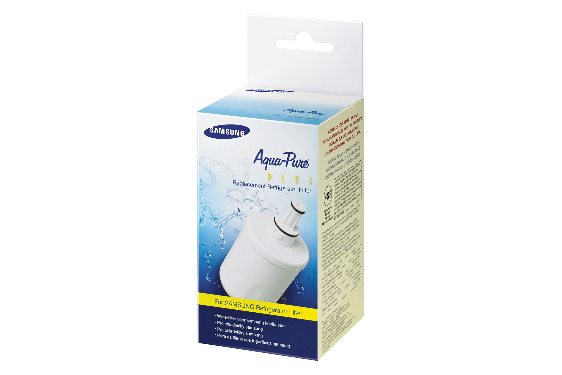 Filtro de água Samsung HAFIN2 Perspectiva Direita HAFIN2/EXP