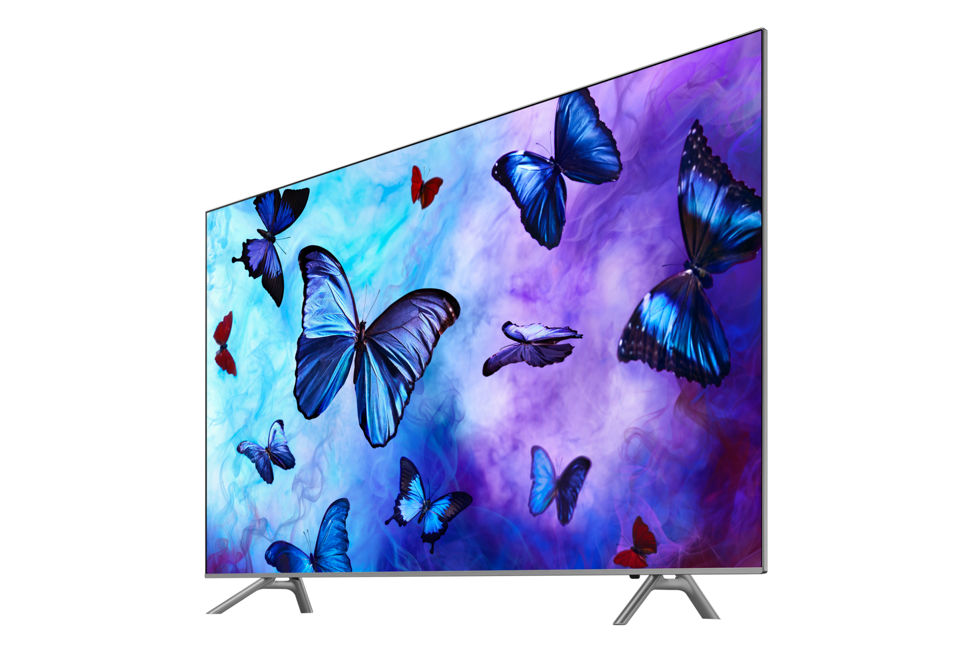 Nova QLED TV 2018 Samsung Q6FN 65" UHD 4K Detalhe Prata QN65Q6FNAGXZD