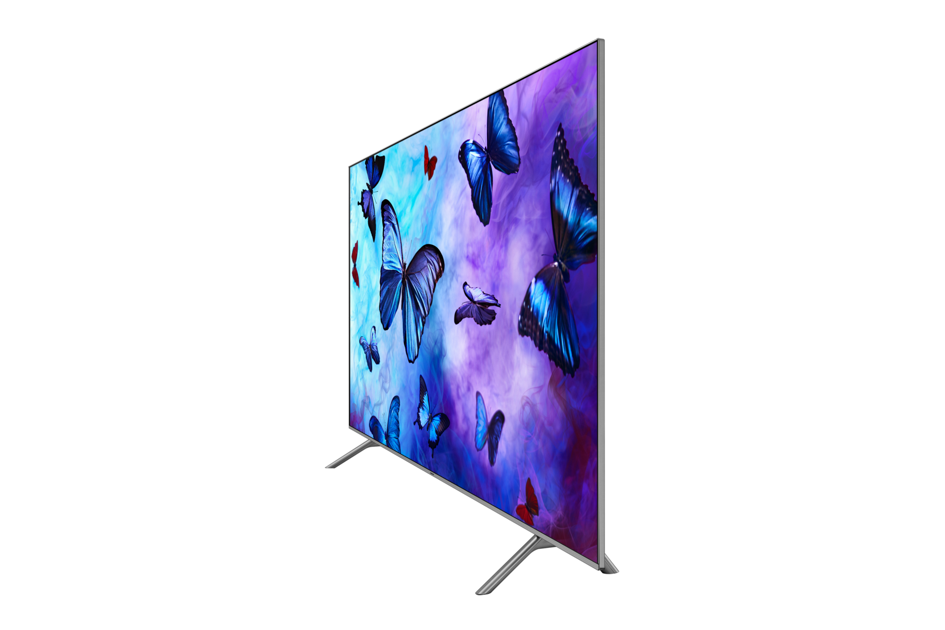 Nova QLED TV 2018 Samsung Q6FN 65" UHD 4K Detalhe Prata QN65Q6FNAGXZD