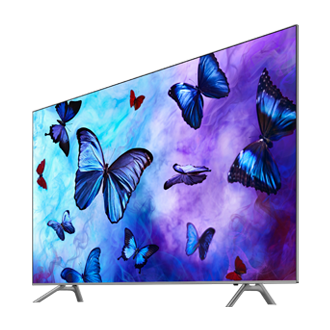 Nova QLED TV 2018 Samsung Q6FN 65" UHD 4K Detalhe Prata QN65Q6FNAGXZD