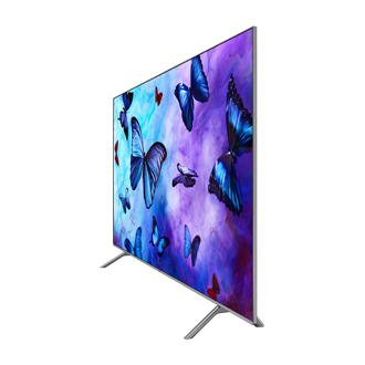 Nova QLED TV 2018 Samsung Q6FN 65" UHD 4K Detalhe Prata QN65Q6FNAGXZD