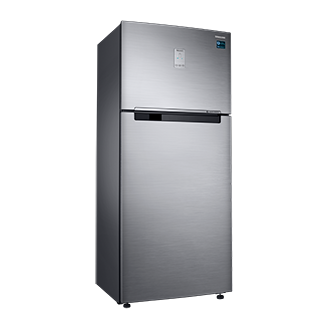 Refrigerador Samsung 5-em-1 Twin Cooling Plus™, 528 L (110 V) Perspectiva Esquerda Inox RT53K6240S8/AZ