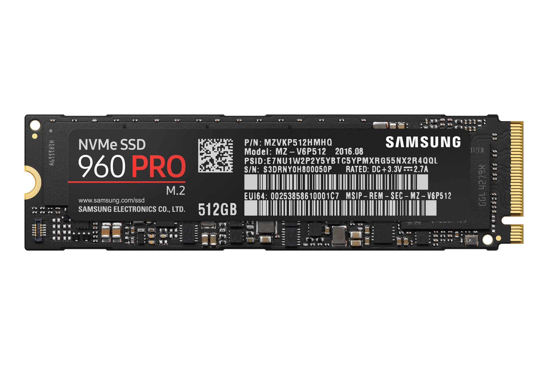 SSD 960 PRO NVMe M.2 512 GB | Samsung Support CA