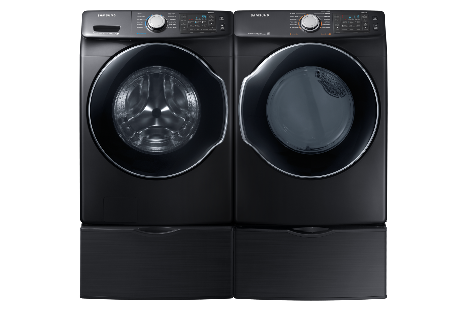 Front Pedestal Pair Titanium Gray