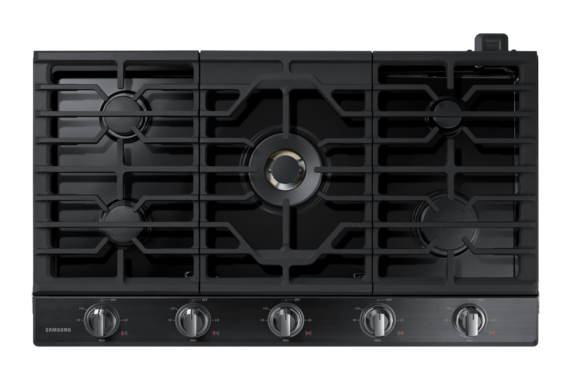 36 Gas Cooktop With 22 K Btu Dual Burner Na36n7755tg Aa Black