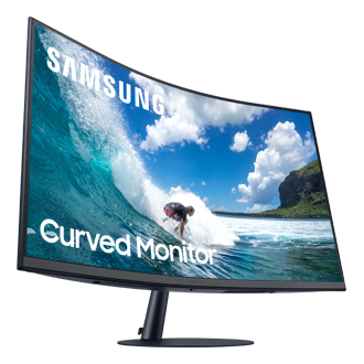 32 Curved Monitor with optimal curvature 1000R LC32T550FDRXEN