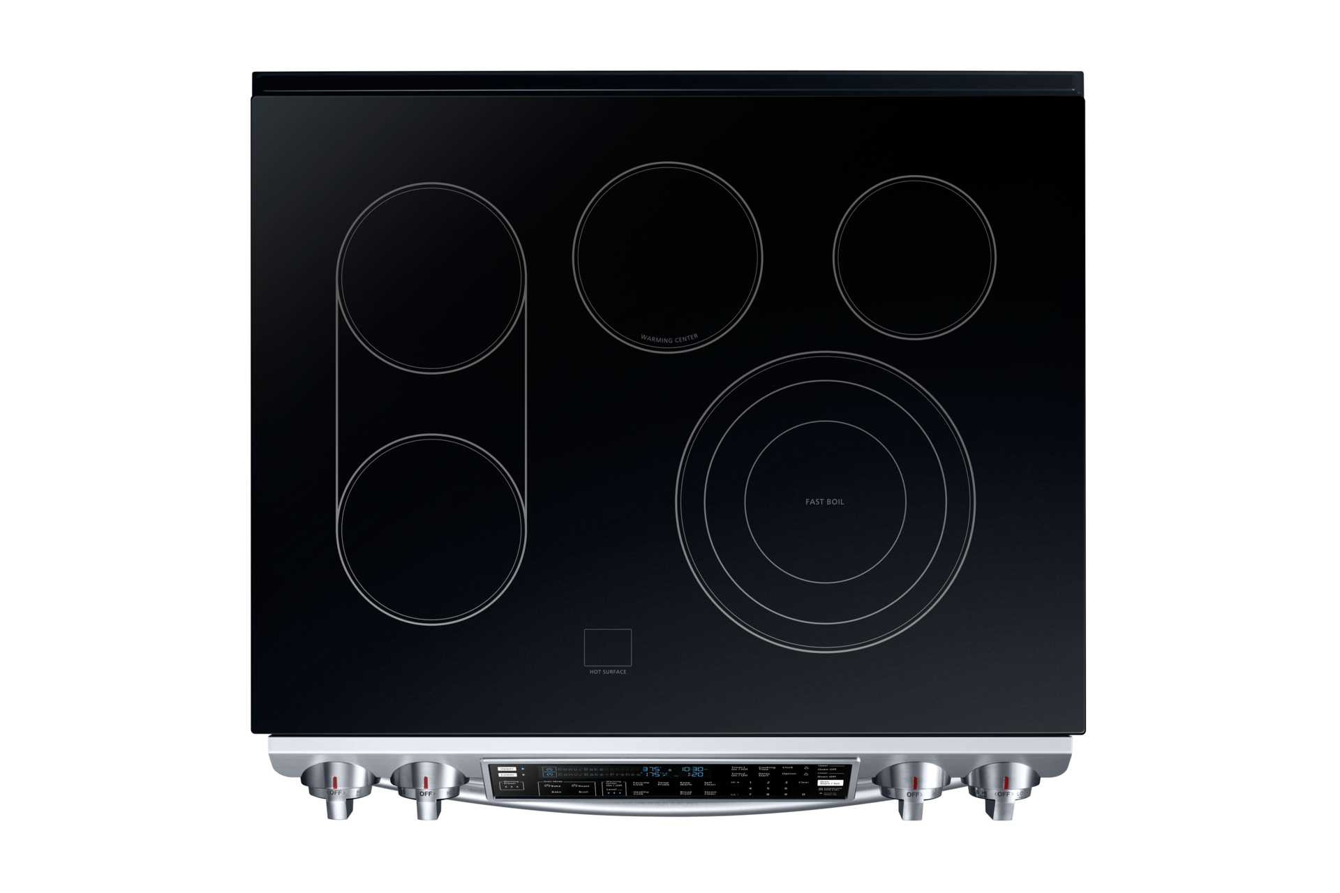 Samsung NE58F9710WS Electric Range, 5.8 cu.ft Samsung CA