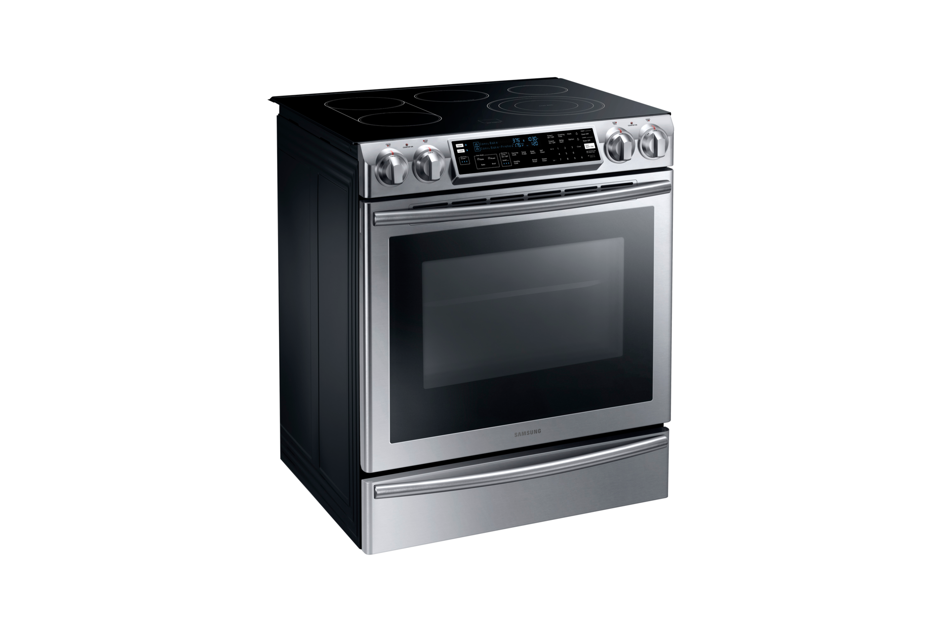 Samsung NE58F9710WS Electric Range, 5.8 cu.ft Samsung CA
