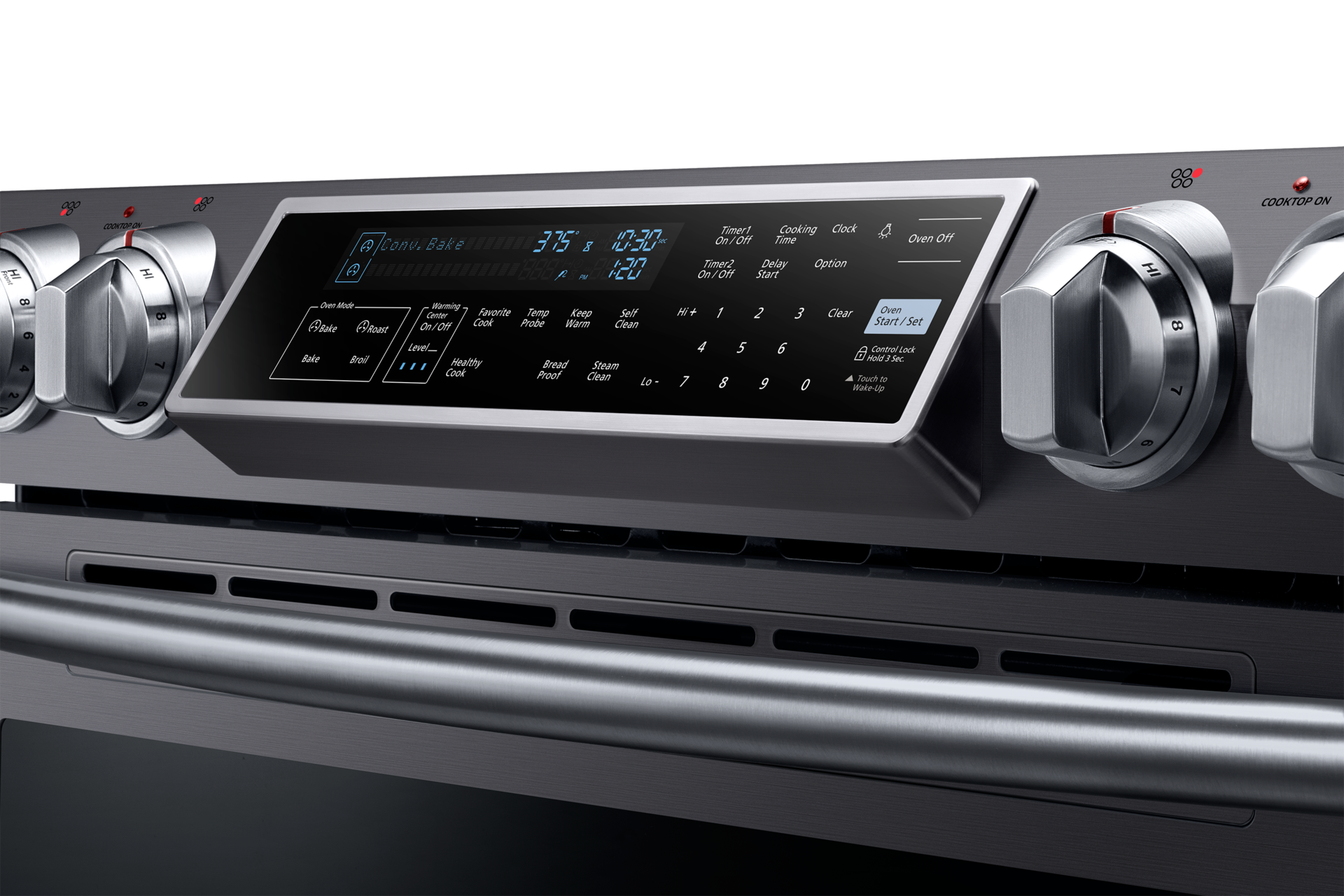 Samsung NE58K9500SG Electric Range with Slidein Design, 5.8 cu.ft