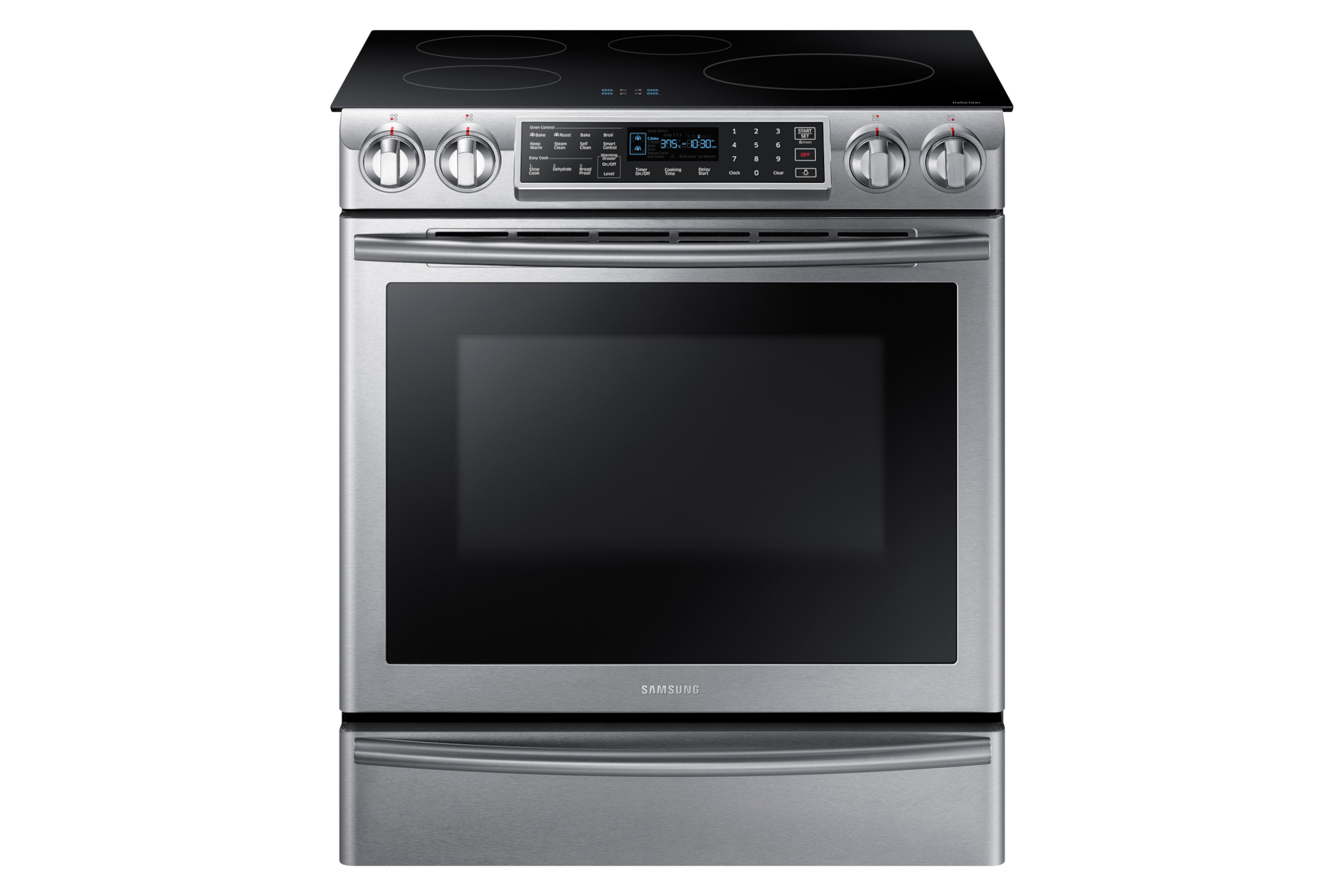 electric oven with induction cooktop