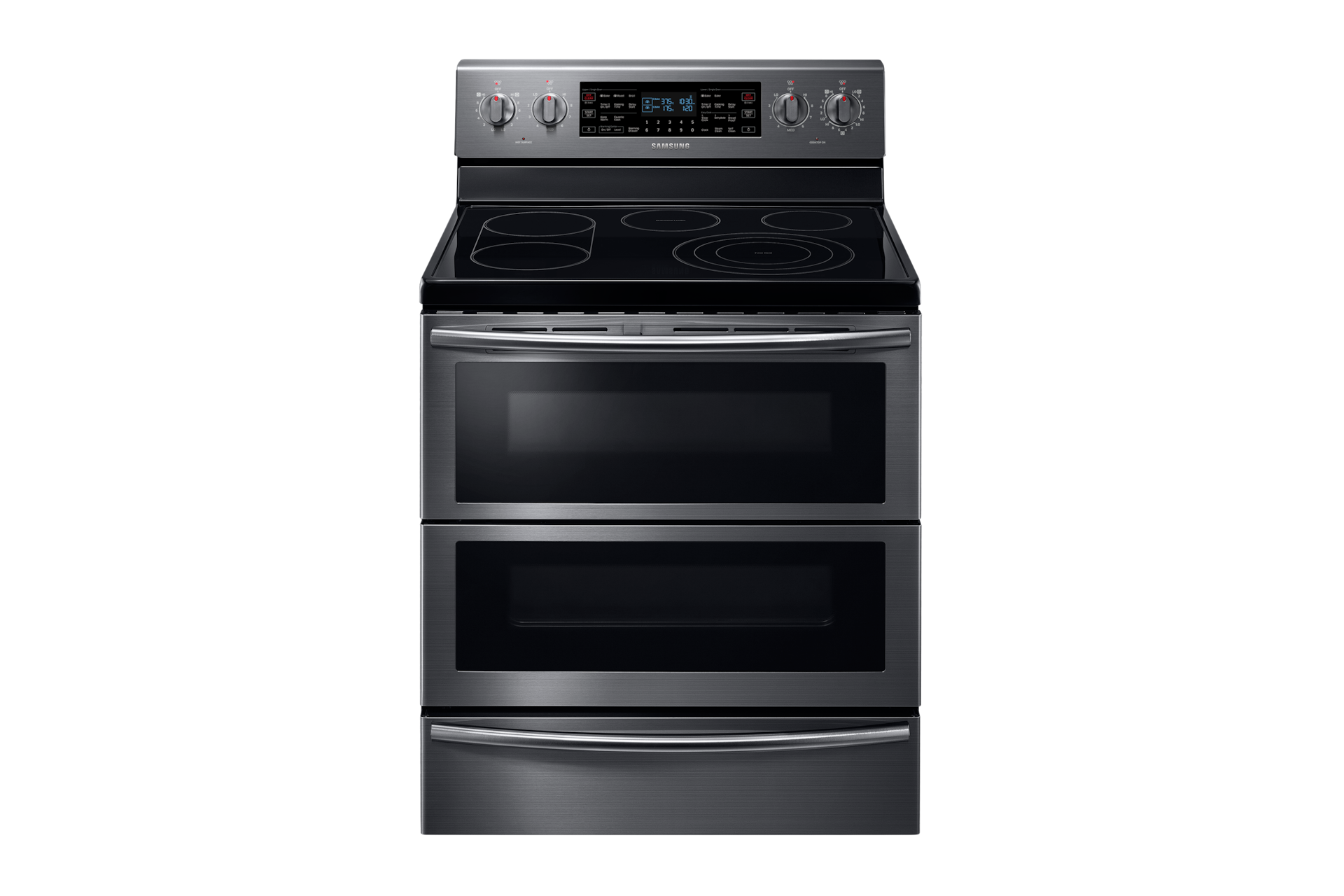 Samsung Ne59j7850wg Electric Range With Flex Duo 5 9 Cu Ft