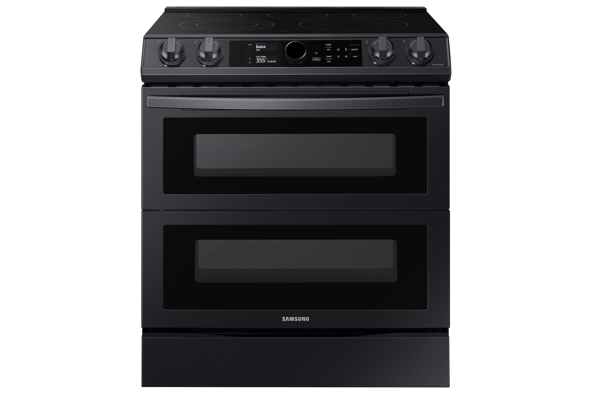 Image of Samsung 30  6.3 cu. Ft. Smart Electric Slide-in True Convection Range with Air Fry