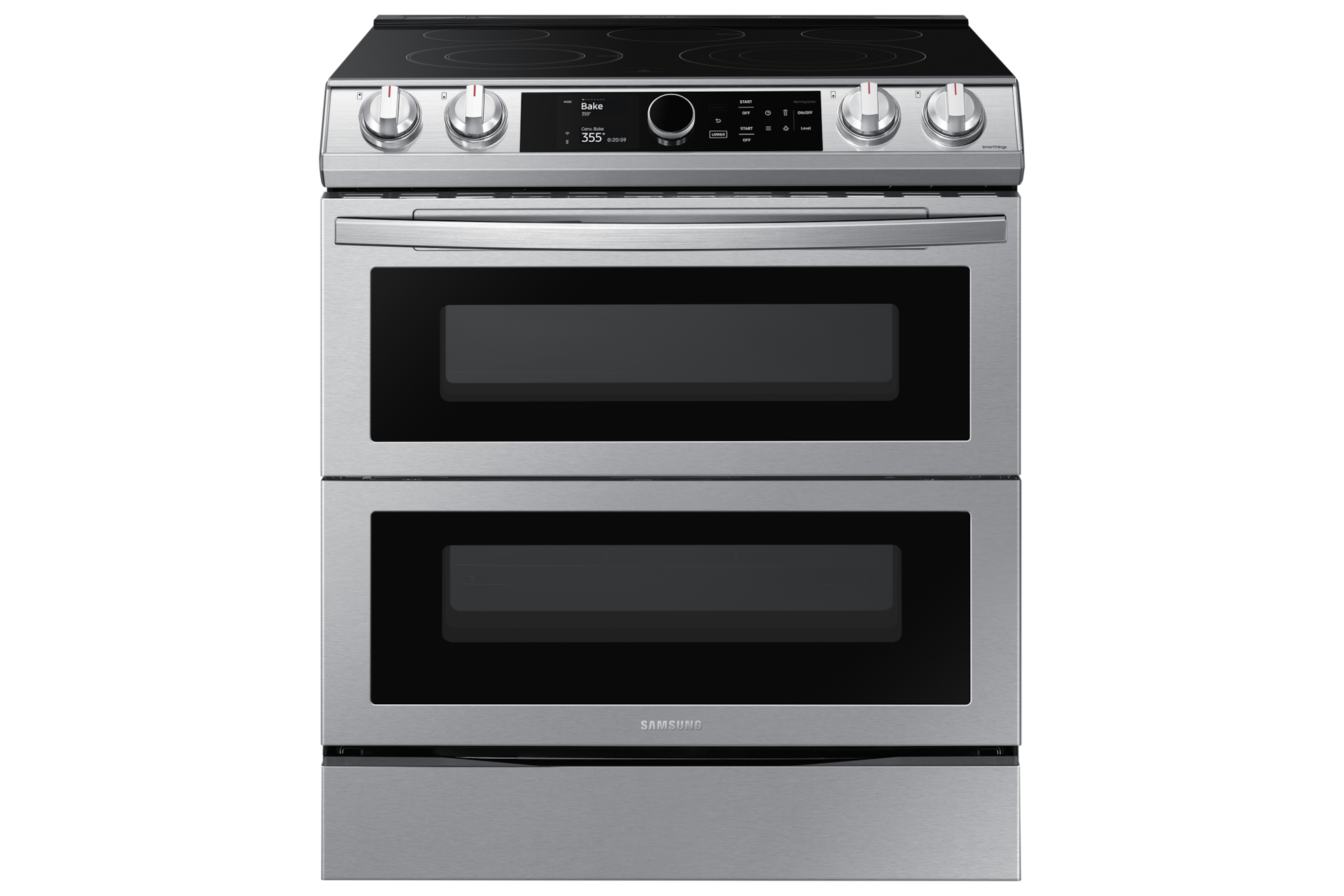 6.3 cu. ft. Smart Freestanding Electric Range with Flex Duo™, No-Preheat  Air Fry & Griddle in Stainless Steel Ranges - NE63A6751SS/AA