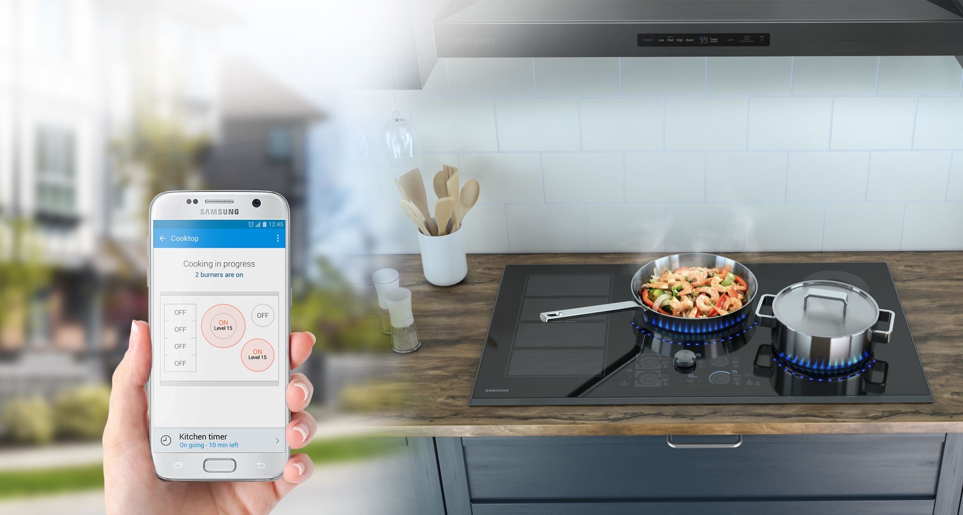 Remote & convenient cooktop monitoring