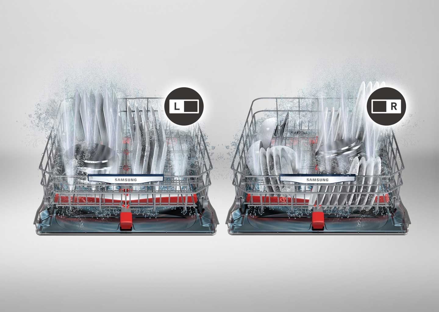 Samsung DW80J9945US Dishwasher with WaterWall™ Samsung CA