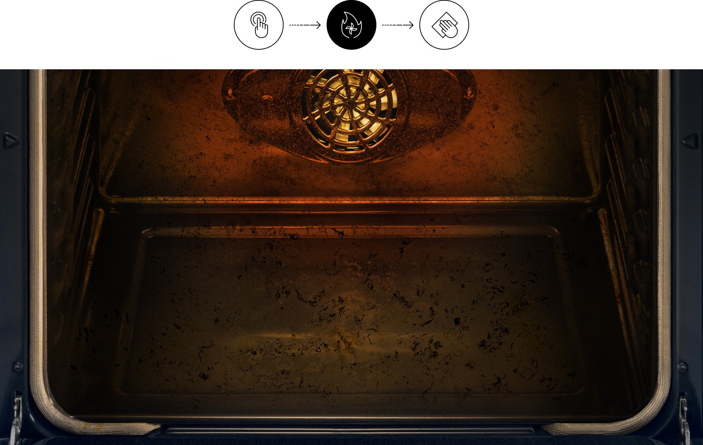 Easily keep the oven clean & grease free