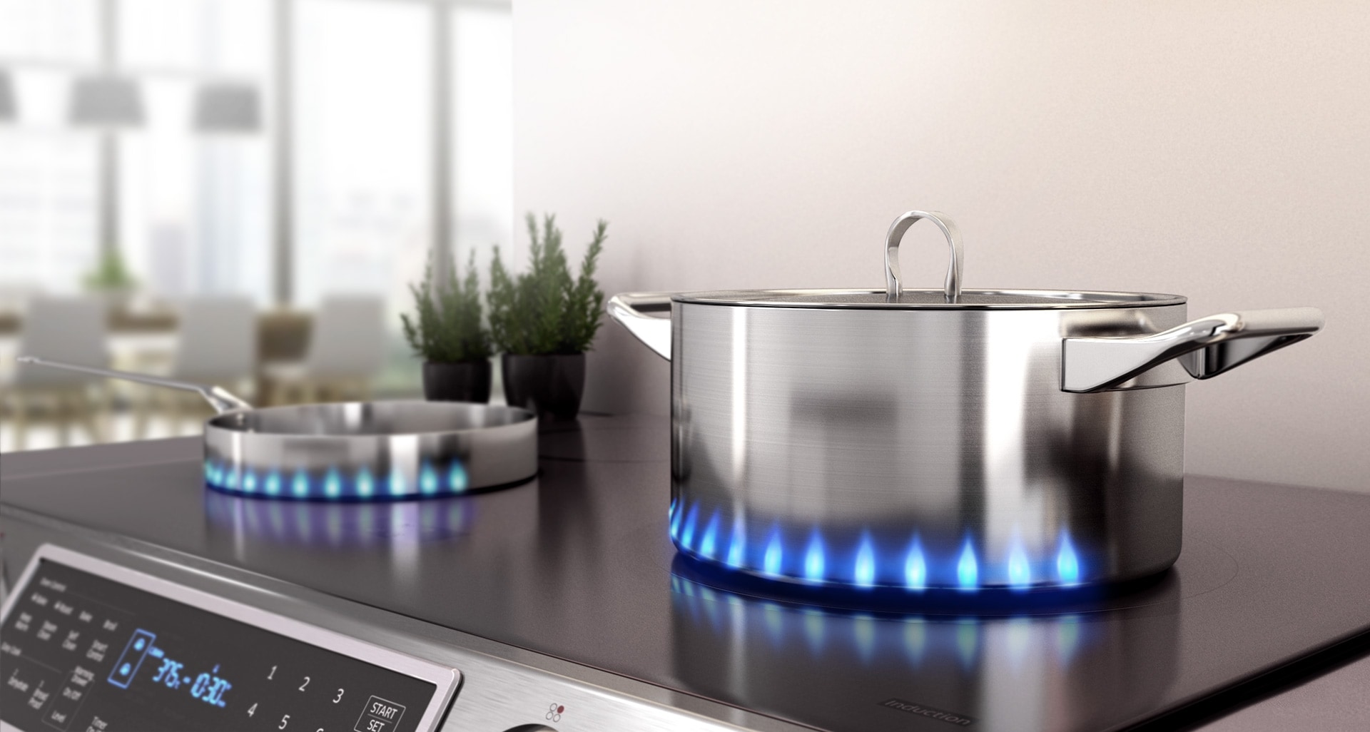 Les Numériques : table de cuisson Samsung Virtual Flame - Vidéo