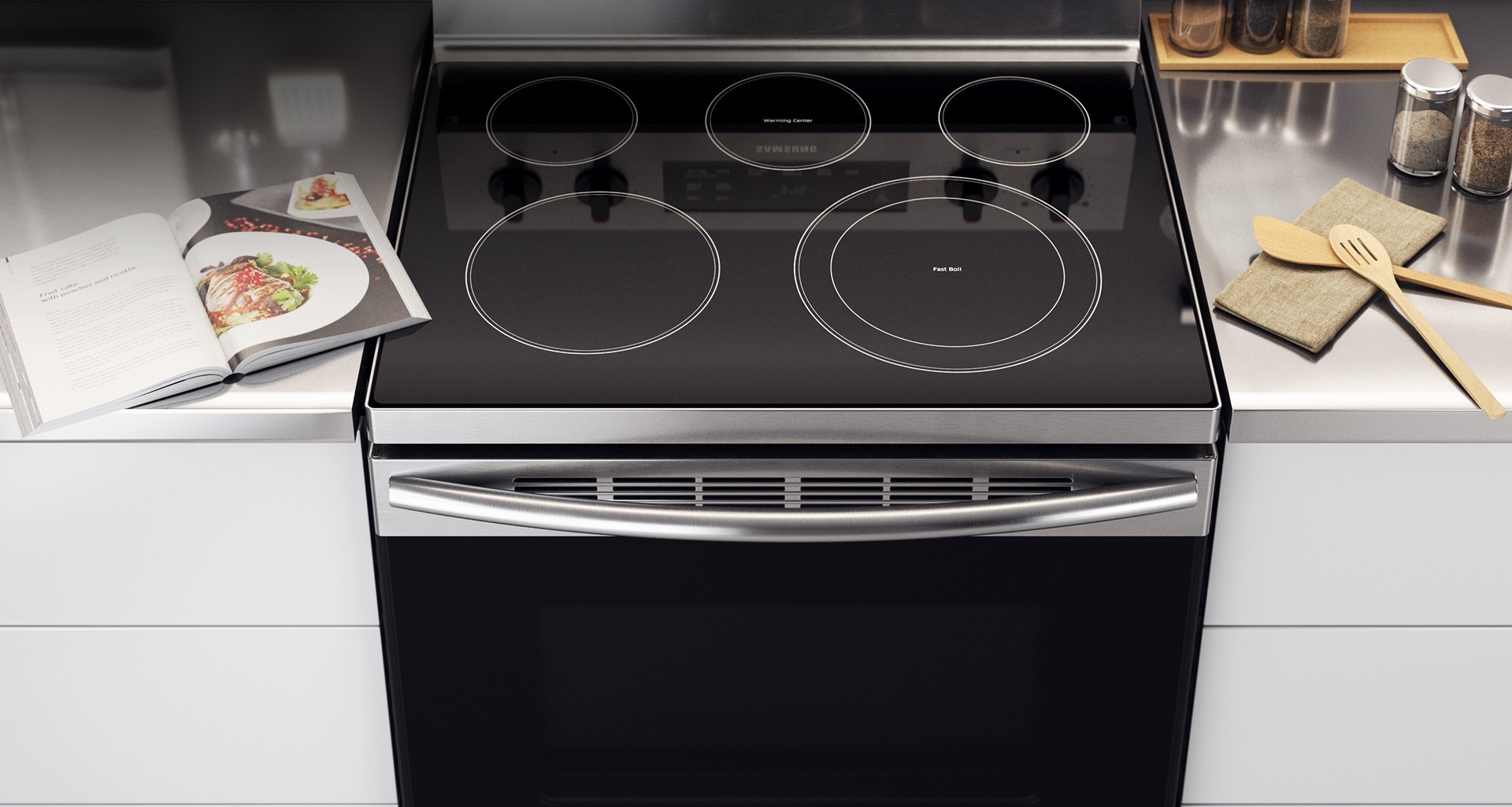 NE59K3310SS Electric Range with Stainless Steel Edge Frame, 5.9 cu.ft ...