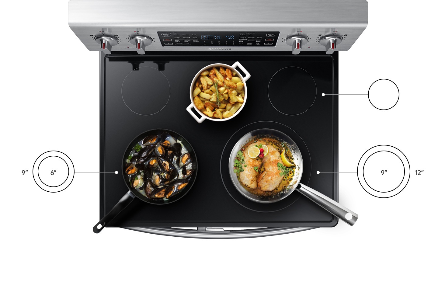Enhanced cooking control & flexibility