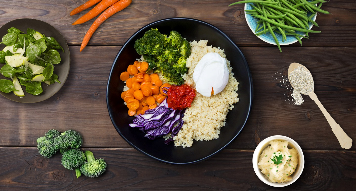 Enjoy light and healthy meal