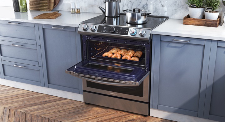 Samsung induction range with double deals oven