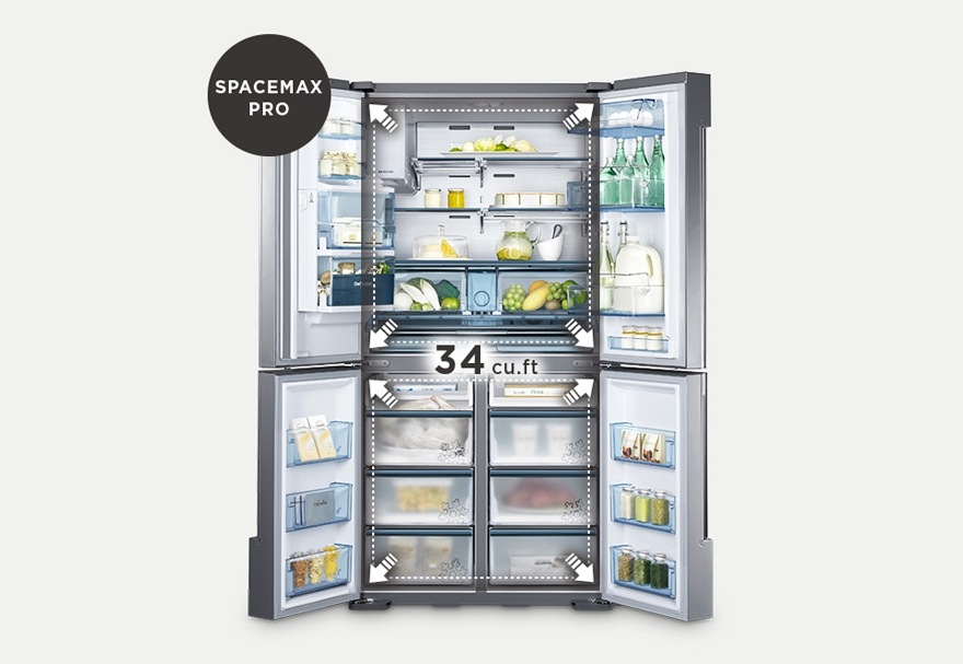 RF34H9960S4 French Door Refrigerator with Triple Cooling, 34.3 cu.ft