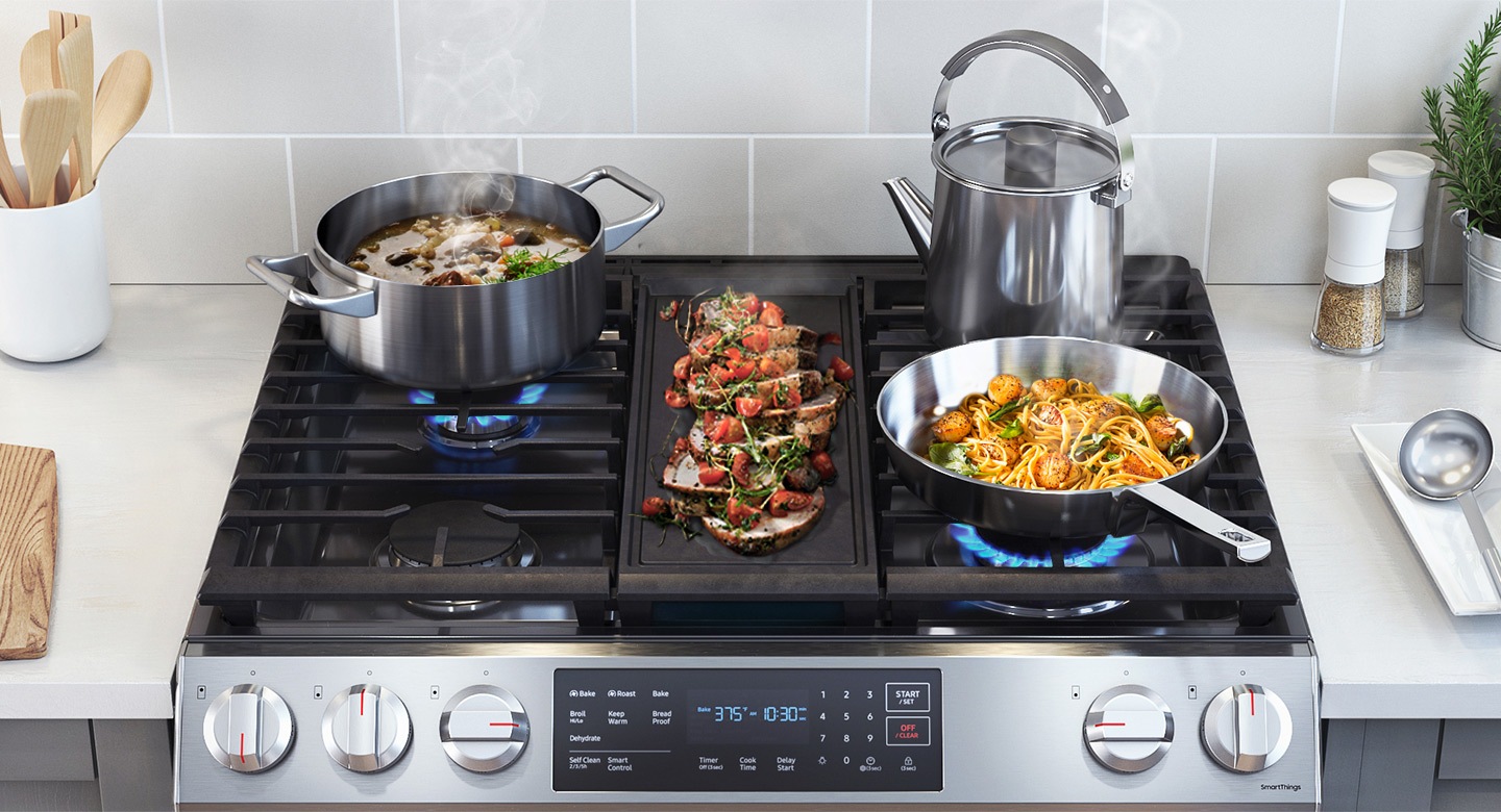 Silver Samsung Gas Range | Gas range | NX60T8311SS