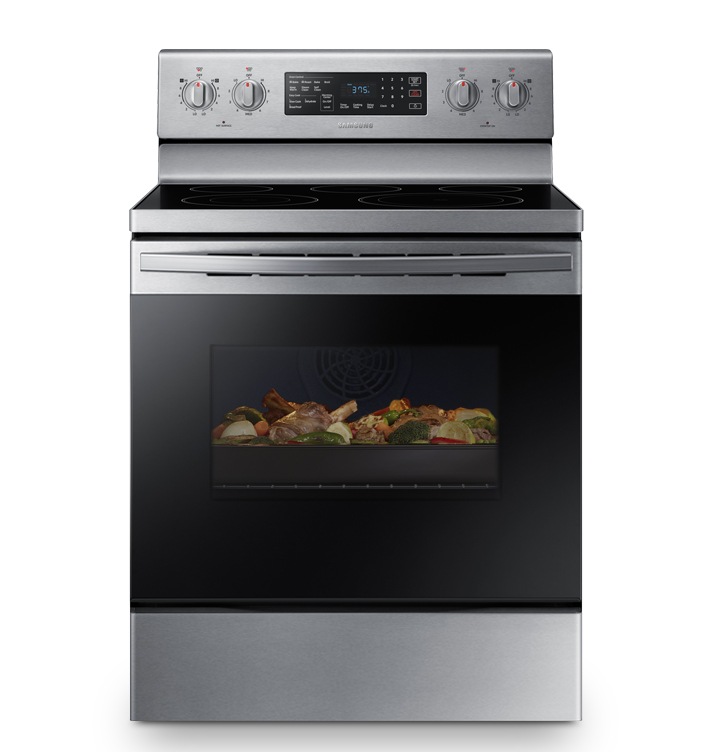 Ne59m4320ss Electric Range With Fan Convection 5 9 Cu Ft Ne59m4320ss Ac Samsung Ca