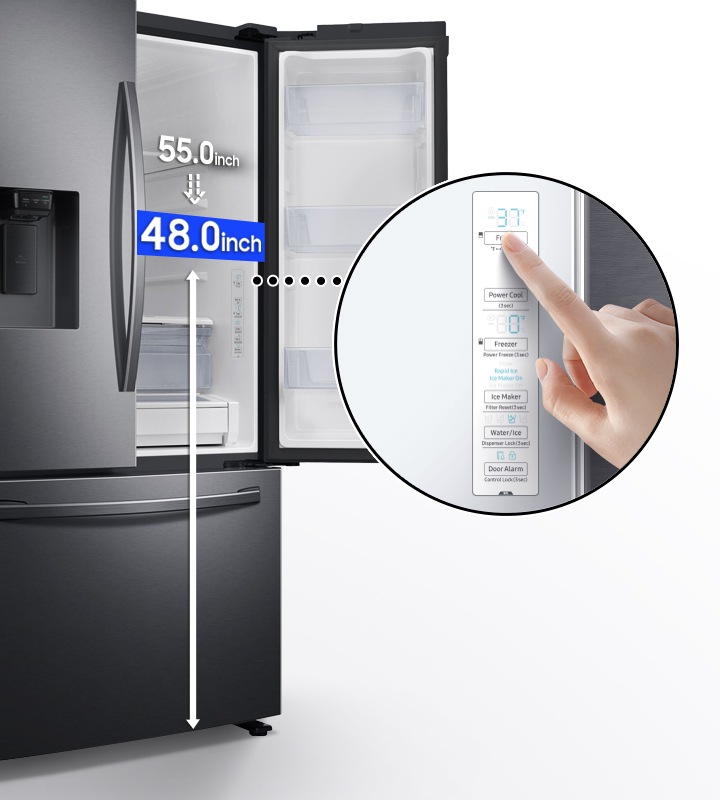 RF6000T French Door with SpaceMax Technology™ RF27T5201SG Samsung