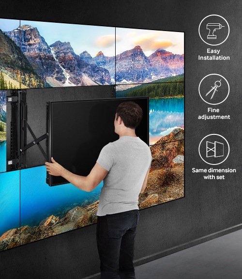 46" Smart Signage Video Wall Display, UH46F5 LH46UHFCLBB/GO Samsung