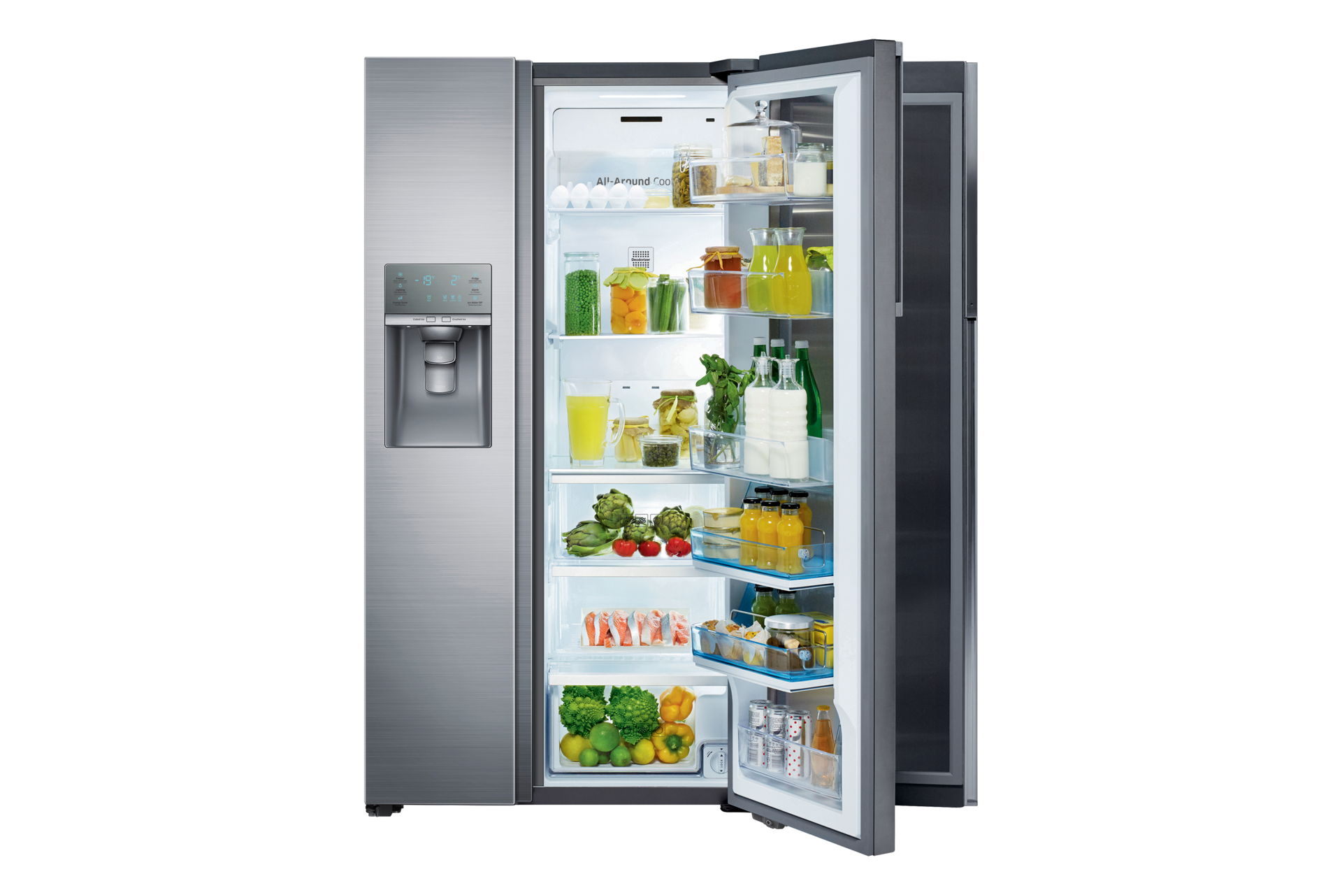 RH22H9010SR SidebySide Refrigerator with Food Showcase, 21.5 cu.ft