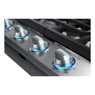 illuminated-knob silver