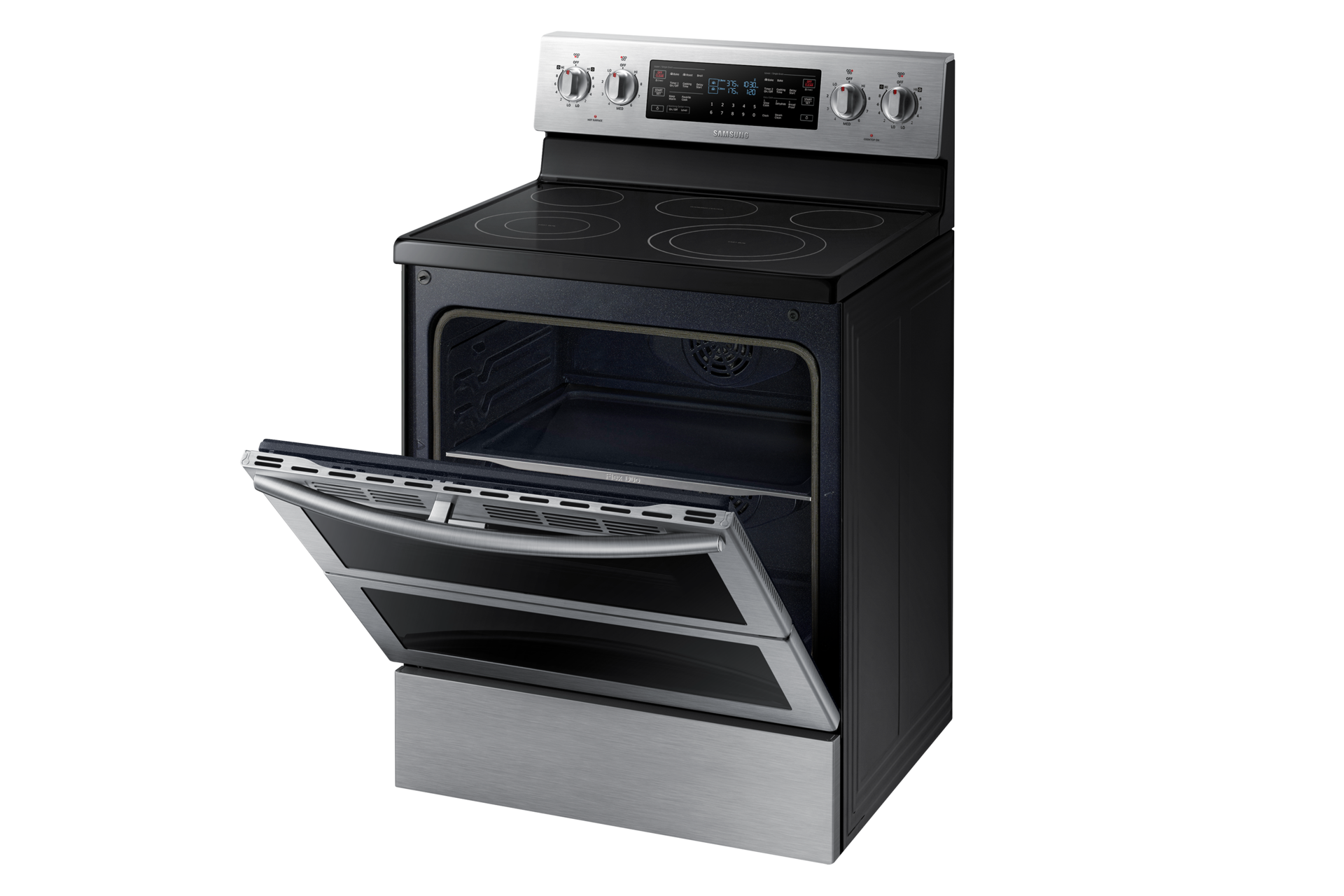 Double Door Half Open Silver