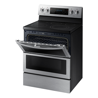 Double Door Half Open Silver