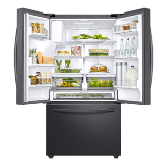 front-open-with-food black