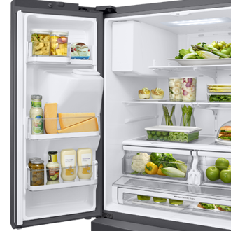 new-ice-maker-ice-max--l-door-bins-flip-up-shelf-lighting black