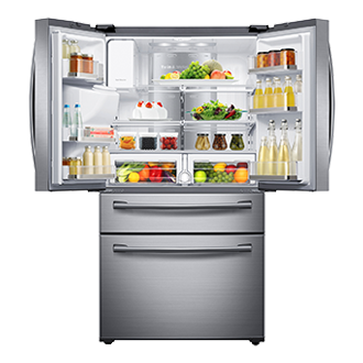 front-open-food silver