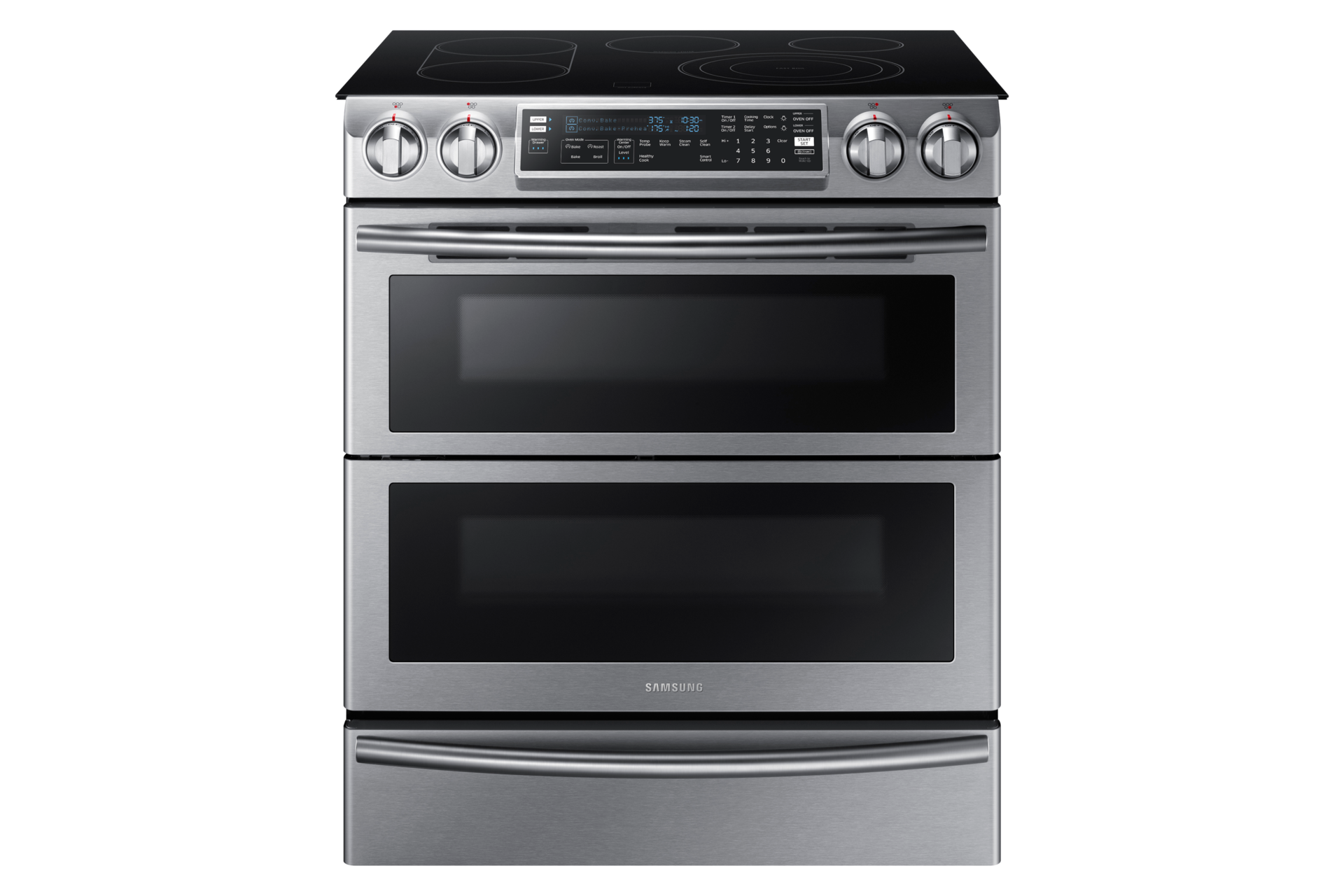 NE58K9850WS - Cuisinière électrique de 5,8 pi³ avec technologie Flex