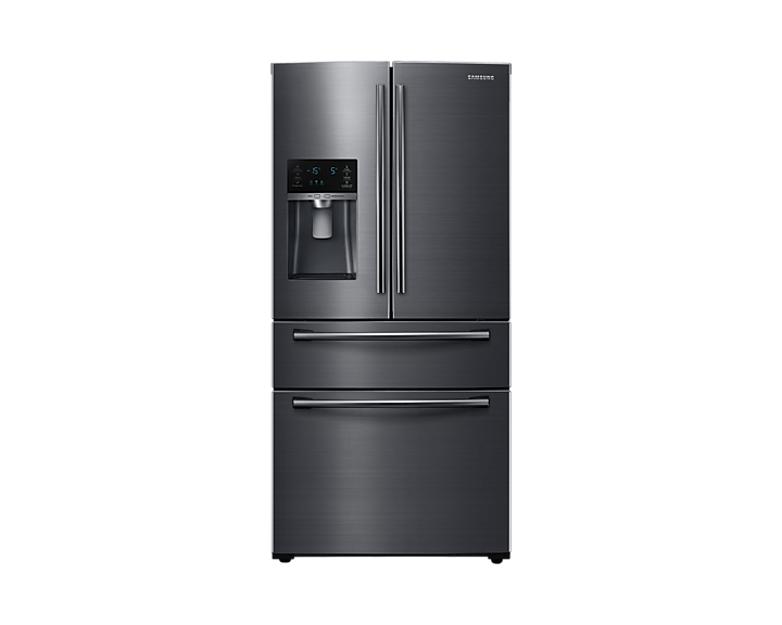 RF25HMEDBSG Black Stainless French Door Refrigerator with Twin Cooling