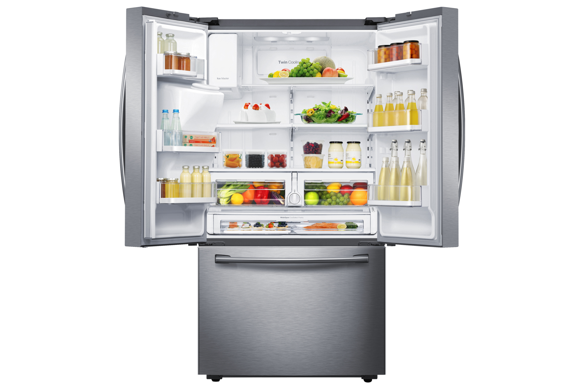 RF28HFEDBSR French Door Refrigerator with Twin Cooling Plus, 28 cu.ft ...