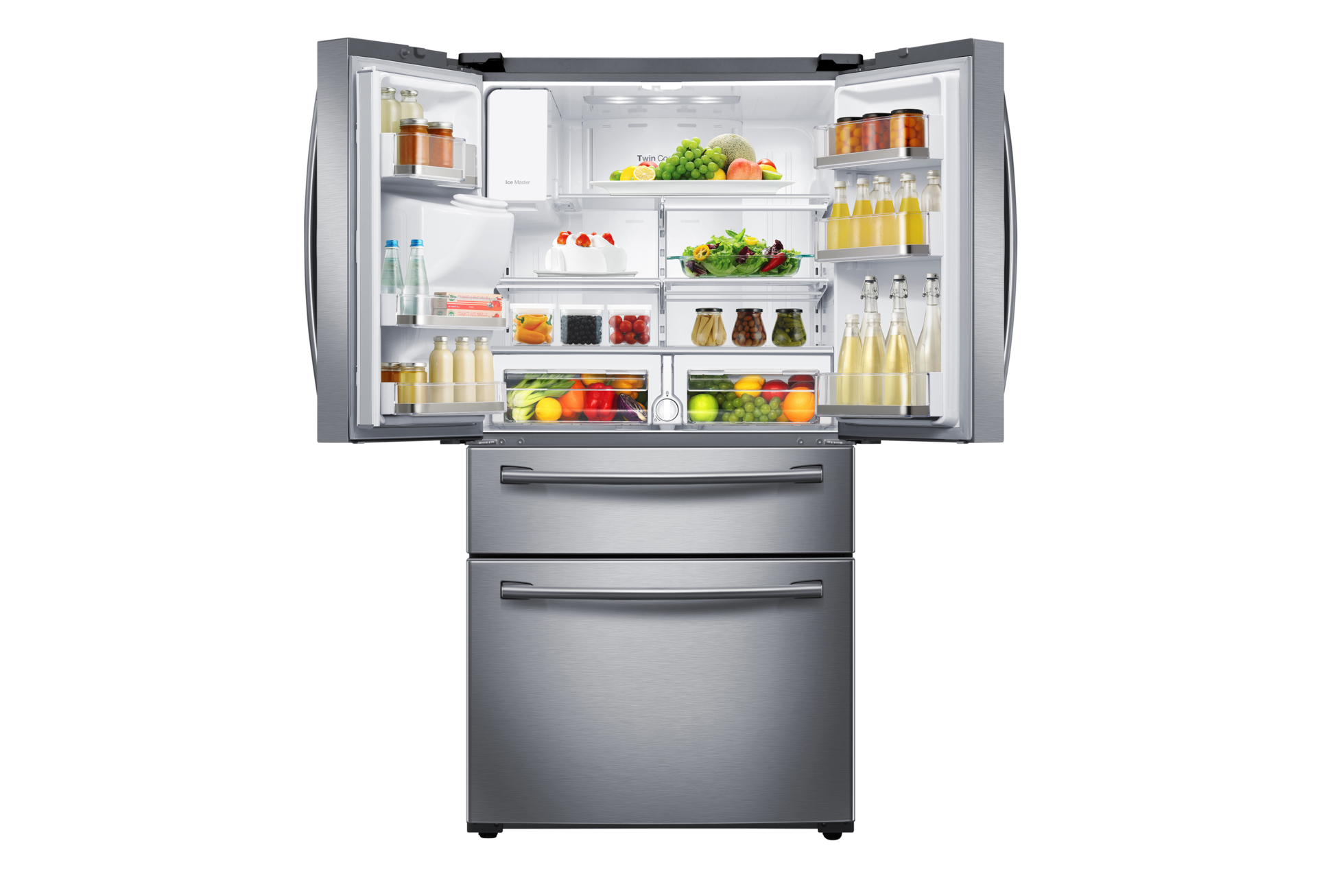 RF28HMEDBSR French Door Refrigerator with Twin Cooling Plus, 28.15 cu ...