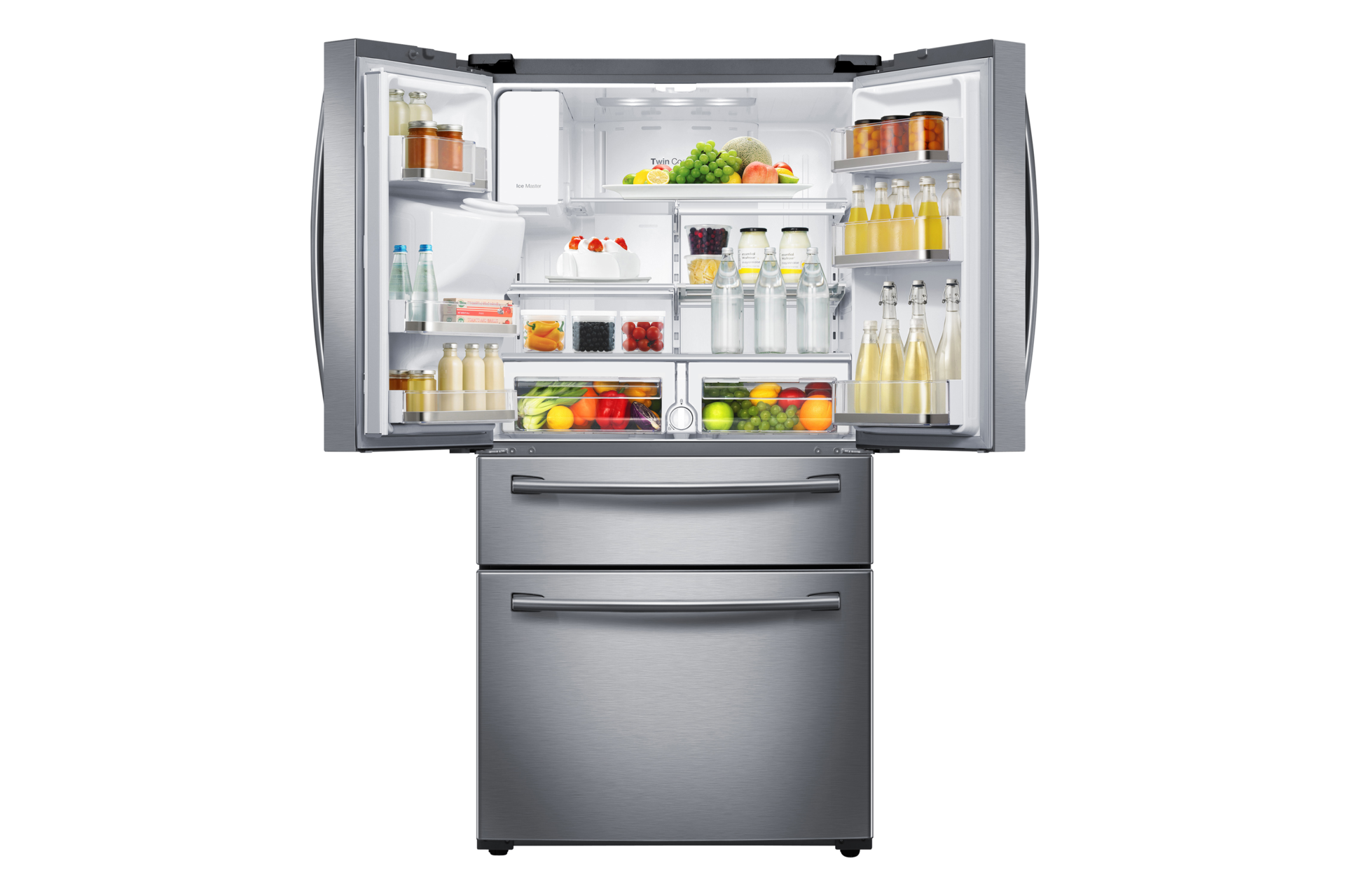 RF28HMEDBSR French Door Refrigerator with Twin Cooling Plus, 28.15 cu ...